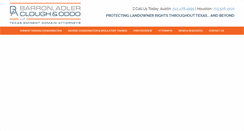 Desktop Screenshot of barronadler.com